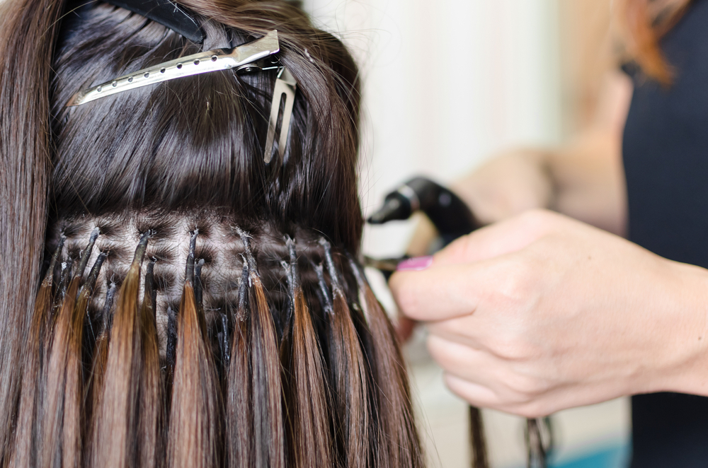 Photo of Hair Extension Procedure